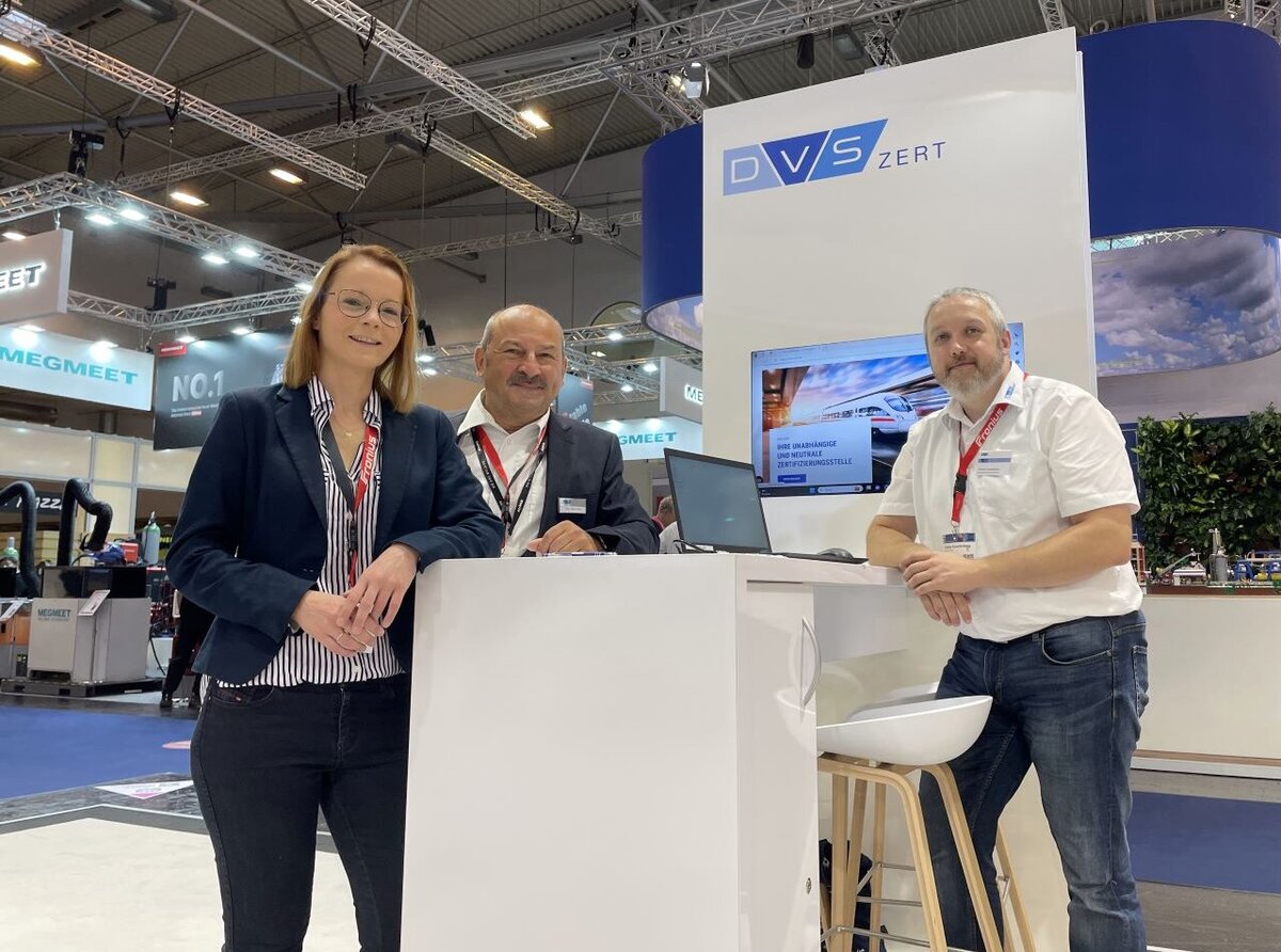 Zert Sc DVS ZERT auf der WELTLEITMESSE SCHWEISSEN & SCHNEIDEN 2023 - DVS ZERT